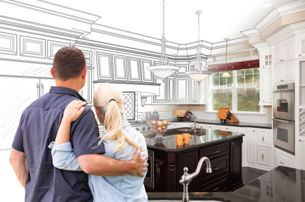 Custom kitchen cabinets installed in a Lutherville Timonium home